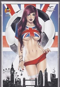 Zenescope Exclusive Limited Edition Comic Book Soccer Cover Art By Jamie Tyndall - Picture 1 of 1