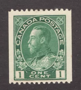 1915-24 Canada Sc# 131 - 1¢ Admiral of the Fleet, Coil stamp - MH - Picture 1 of 1