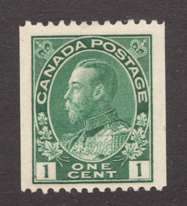 1915-24 Canada Sc# 131 - 1¢ Admiral of the Fleet, Coil stamp - MH - Image 1 of 1