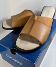 Dockers Daytonaa Women?S Sandals 10M Medium Brown Low Wedge Leather Upper