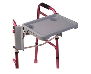 DMI Fold Away Walker Tray. Compatible To Most Walkers - New NIB Cup Holders - Picture 1 of 6