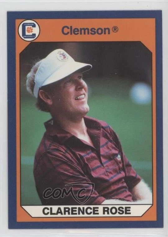 1990 Collegiate Collection Clemson Tigers Clarence Rose #82 - Image 1 of 2