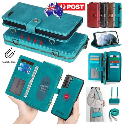 Magnet Leather flip Detachable Wallet Cover For Samsung A55 A35 A15 A54 A13 A32 - Image 1 of 4