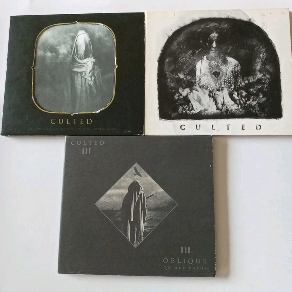 Culted 3 CD Lot Below The Thunders, Oblique, Of Death & Ritual - Image 1 of 2