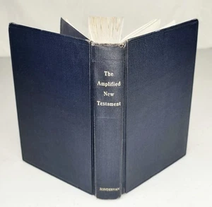 Vintage Amplified 1958 New Testament Bible By Zondervan Translation From Greek - Picture 1 of 22