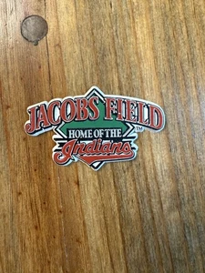 Vintage Jacob’s Field Home of the Indians Cleveland Baseball Fridge Magnet - Picture 1 of 4