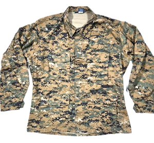 Propper Woodland Digital Camouflage Army BDU Military Shirt Large Regular - Picture 1 of 15