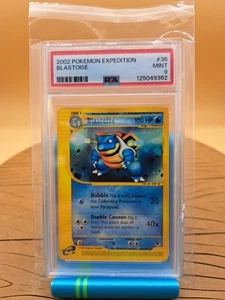 2002 POKEMON EXPEDITION #36 BLASTOISE PSA 9 - Picture 1 of 6
