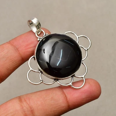 Ciondolo gioiello fatto a mano in argento sterling 925 con pietra preziosa on... - Immagine 1 di 4