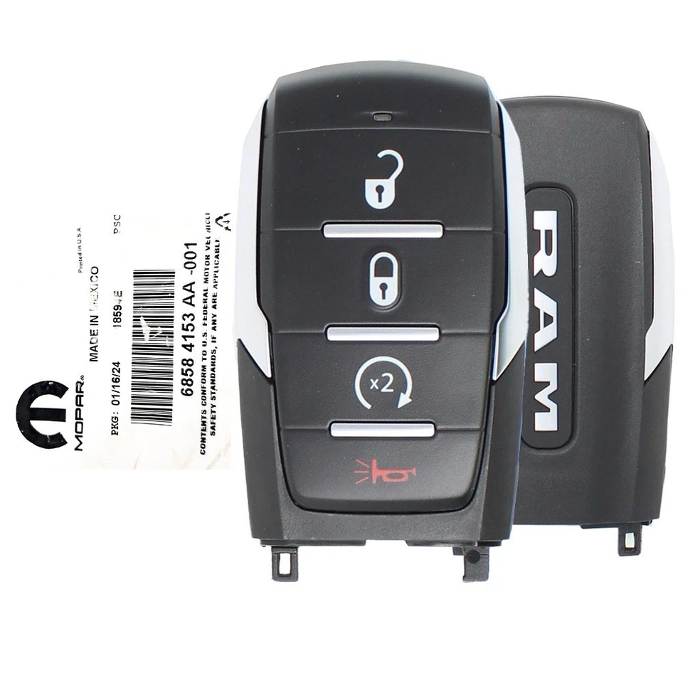 Integrated Key Fob Transmitter - Mopar (68584153AA) 2019-2024 Ram 1500 - Image 1 of 1