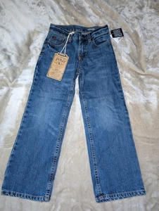 Polo Ralph Lauren Vintage Boy Denim Blue Beans Logo Flag Size 6 - Picture 1 of 12