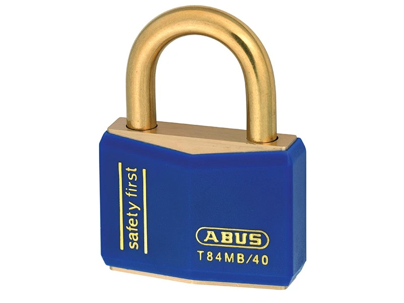 ABUS Mechanical T84MB/40mm Blue Rustproof Padlock Keyed Alike 8406 ABUKA37826 - Image 1 of 1