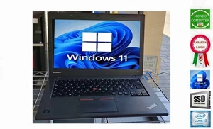 PORTATILE NOTEBOOK LENOVO T450 CPU INTEL CORE i5-2300 SSD WINDOWS 11 - Afbeelding 1 van 2