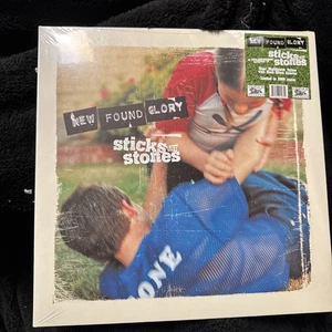 New Found Glory Sticks & Stones HIGHLIGHTER Yellow/Green SPLATTER 20th Anniv. LP - Picture 1 of 3
