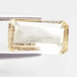 3.33 Ct Resplendent Rectangle (13 x 7 mm) Natural Peach Pink Morganite Gemstones - Picture 1 of 7
