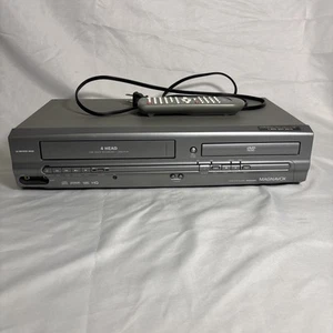 Magnavox MWD2205 DVD VHS VCR Combo w/Remote Control Tested Works - Picture 1 of 8