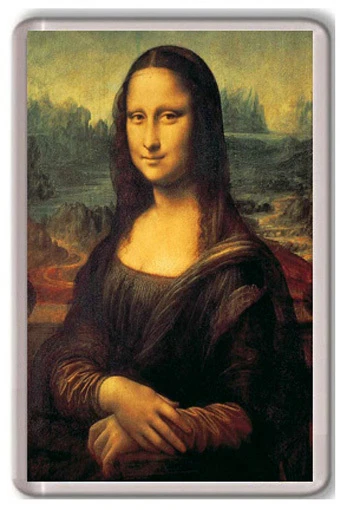 The Gioconda Mona Lisa Leonardo da Vinci Art Fridge Magnet Kühlschrank