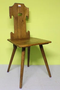 Silla de mesa campesina Biedermeier roble clasicismo ""* 2054 - Imagen 1 de 7