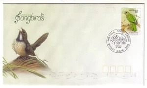 2009 FDC Australia. Songbirds. P&S. FDI "Philatelic Sales Centre Sydney" - Picture 1 of 1