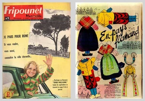 FRIPOUNET 1963 N°   9  28/02/1963 vêtement poupée pays flamand - Imagen 1 de 1