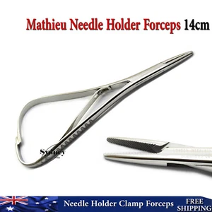 Dental Mathieu Needle Holder Forceps Elastic Band Ligating Putting Surgical  - Picture 1 of 4