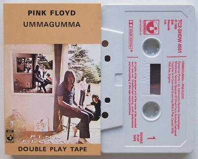 PINK FLOYD - UMMAGUMMA (HARVEST TC2SHDW4501) EARLY 80s UK CASSETTE TAPE RED TEXT - Image 1 of 3