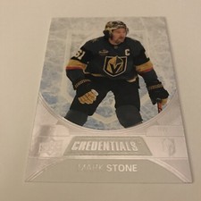 NHL Card,Mark Stone,Credentials 2021-22,Vegas