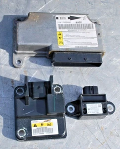 2008 Hummer H3 ALPHA V8 AIR Control ModuleS Unit 15909992 & YAW SENSOR used OEM - Bild 1 von 7