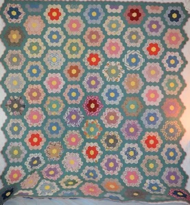 3834 Bellissimo antico giardino fiorito della nonna anni 20-30, fiori, solidi, verde - Foto 1 di 17
