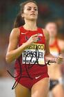 Athletics: Laura Roesler Signed 6X4 Action Photo+Coa *Rio 2016* *Usa*