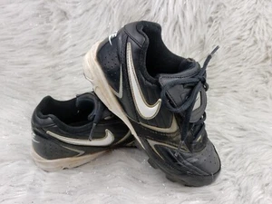NIKE Kids Baseball Black Little League Cleats Youth Size US 3Y EUR 35 - Picture 1 of 6