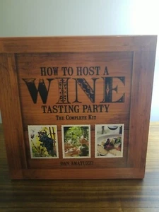 How To Host A WINE Tasting Party The Complete Kit Dan Amatuzzi. New. - Picture 1 of 2