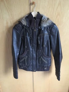 ONLY Biker Leather Jacket - Picture 1 of 5