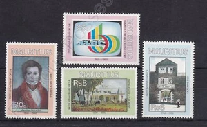 MAURITIUS MNH STAMP SET 1990 ANNIVERSARIES SG 841-844 - Picture 1 of 1