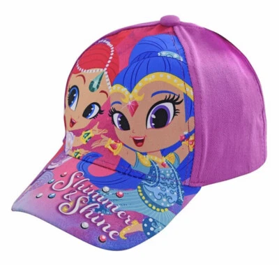 New Nickelodeon Girls Kids Shimmer and Shine Purple Baseball Cap Hat Gift Idea - Image 1 of 4