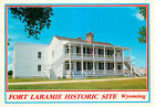 Carte postale site historique de Fort Laramie dans le Wyoming, WY
