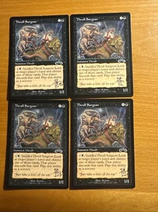 4x Thrull Surgeon RK Post MTG Magic artist signed card Exodus Black Control - Picture 1 of 2