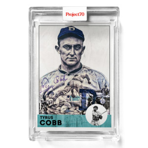 2021 Topps PROJECT 70 - 628 - 1963 Ty Cobb by LAUREN TAYLOR ready to ship!