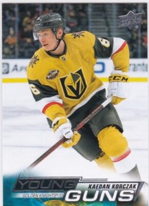 2022-23 Upper Deck Series 1 Young Guns Kaedan Korczak #218 RC VEGAS