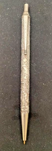 BOLÍGRAFO MERKUR BETZALEL WORKS '12 TRIBUS OF ISRAEL' PLATA, MARCADO c1980 g - Imagen 1 de 7