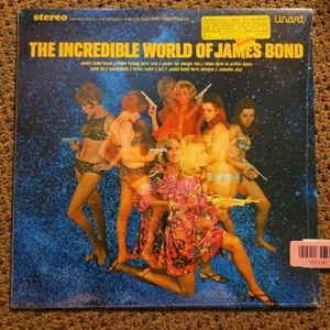 SEALED The Incredible World of James Bond LP Record (Girls) S 21010 - Imagen 1 de 3