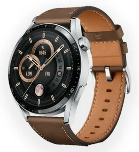 HUAWEI Watch GT3 1.43" 46mm Stainless Steel JPT-B19 Smart Watch By FedEx - Picture 1 of 1