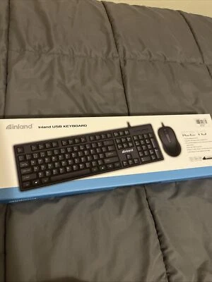 Inland USB Keyboard and Mouse Combo - Image 1 of 3