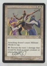 2002 Magic: The Gathering - Torment Militant Monk #9 fm0