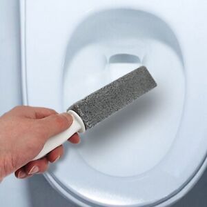 Pumice Stone Toilet Cleaning Brush with Handle For Toilet Bathroom Kitchen^UK