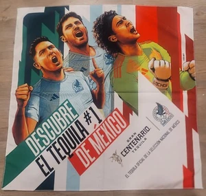 Gran Centenario Guillermo Ochoa Limited Edition Handkerchief Flag Mexico Promo - Picture 1 of 5