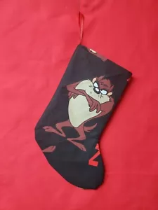 Christmas Stocking Handmade Lined 9.5" Taz Tasmanian - Picture 1 of 2