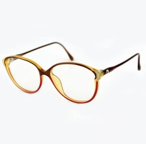 NOS 90s Optyl LCM Saphira vintage cat eye glasses frame reading eyeglasses OG DS - Picture 1 of 11