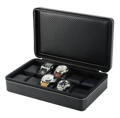 VALIGETTA - PORTA OROLOGI - NERO - PER 10 OROLOGI - Immagine 1 di 2