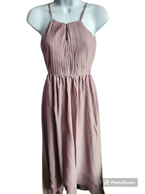 NUEVO CON ETIQUETAS JJs House Vestido de Dama de Honor Anochecer Púrpura Claro Boda Largo Formal Talla 12 Foto 1 de 4